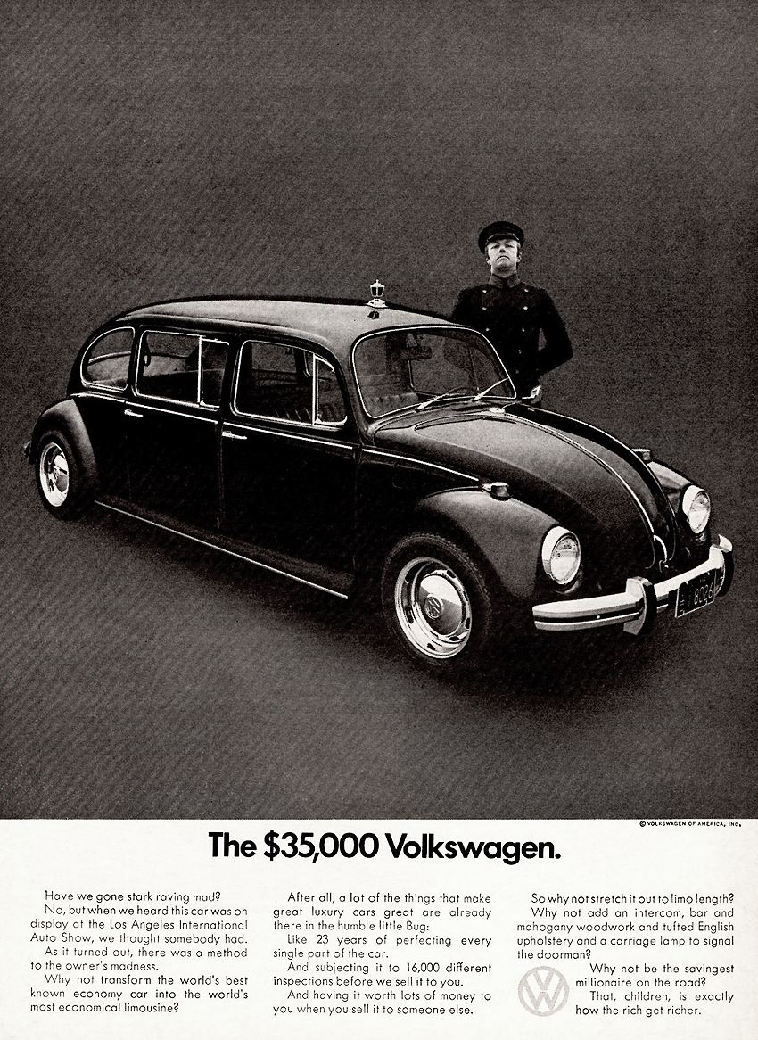 1971 Volkswagen Auto Advertising